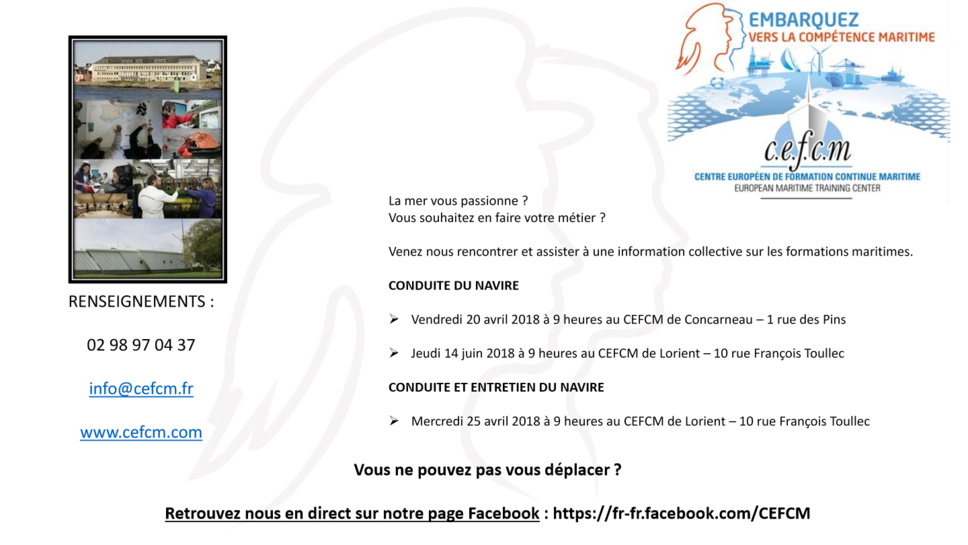 Informations sur les métiers de la mer