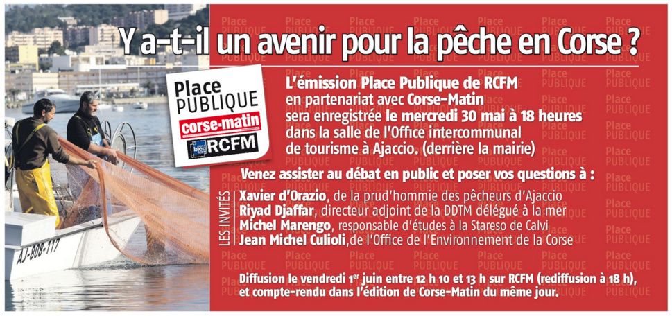 Débat sur l'avenir de la pêche en Corse