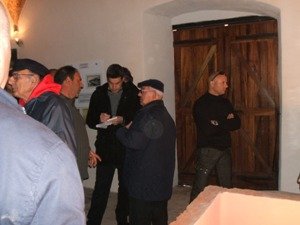 Mise en état d'un ancien local à teinture par la prud'homie des patrons pêcheurs de Bastia / Cap-Corse