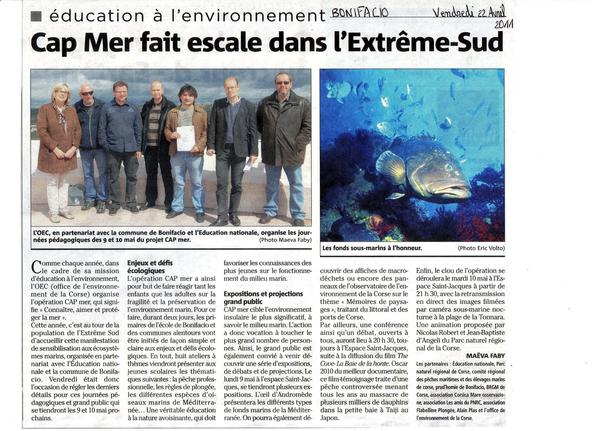 CAP MER 2011 CAP MER 2011