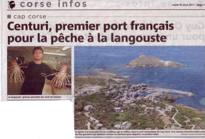 CENTURI PREMIER PORT LANGOUSTIER DE FRANCE
