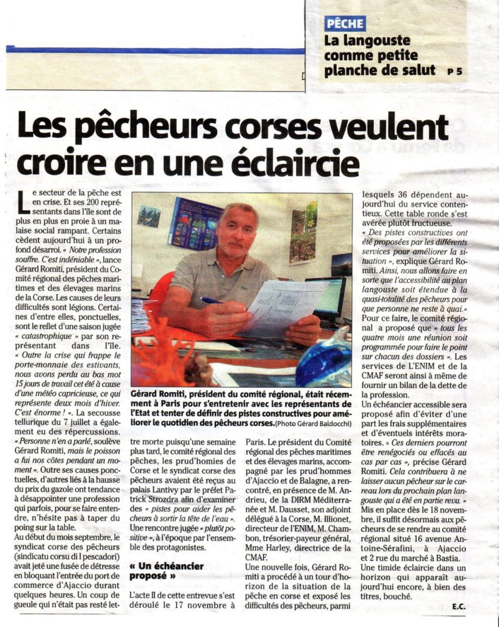 CORSE MATIN du 27/11/2011