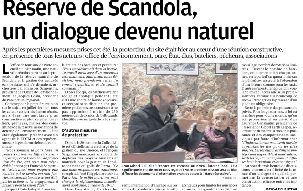 Réserve de Scandola, un dialogue devenu naturel