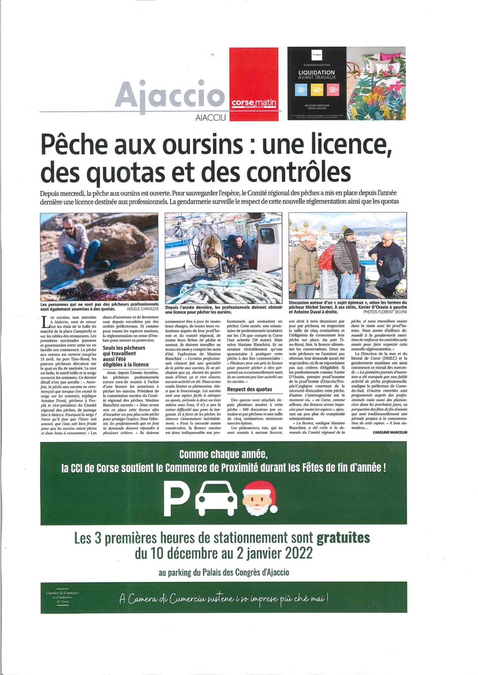 OURSIN OUVERTURE 15 DECEMBRE 2021 (18/12/2021)