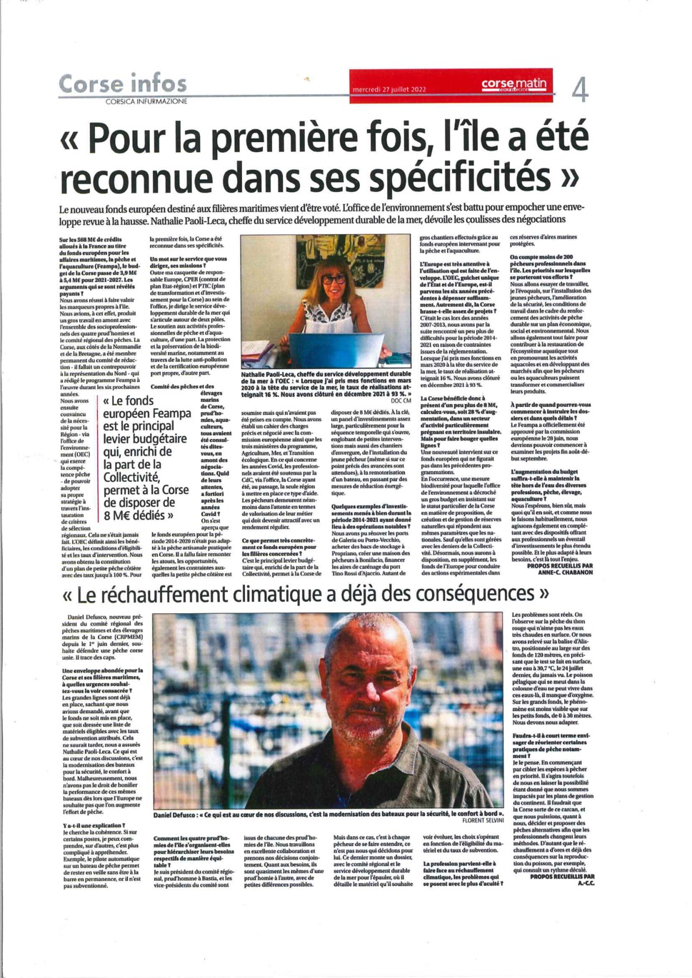 Aide Européenne FEAMPA