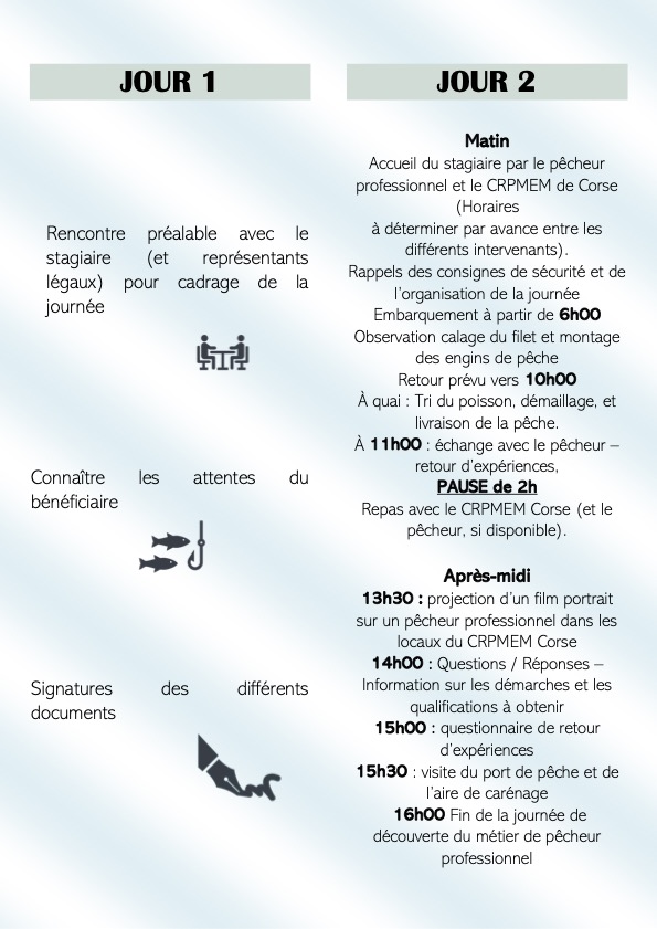 Circuit découverte du métier de pêcheur professionnel