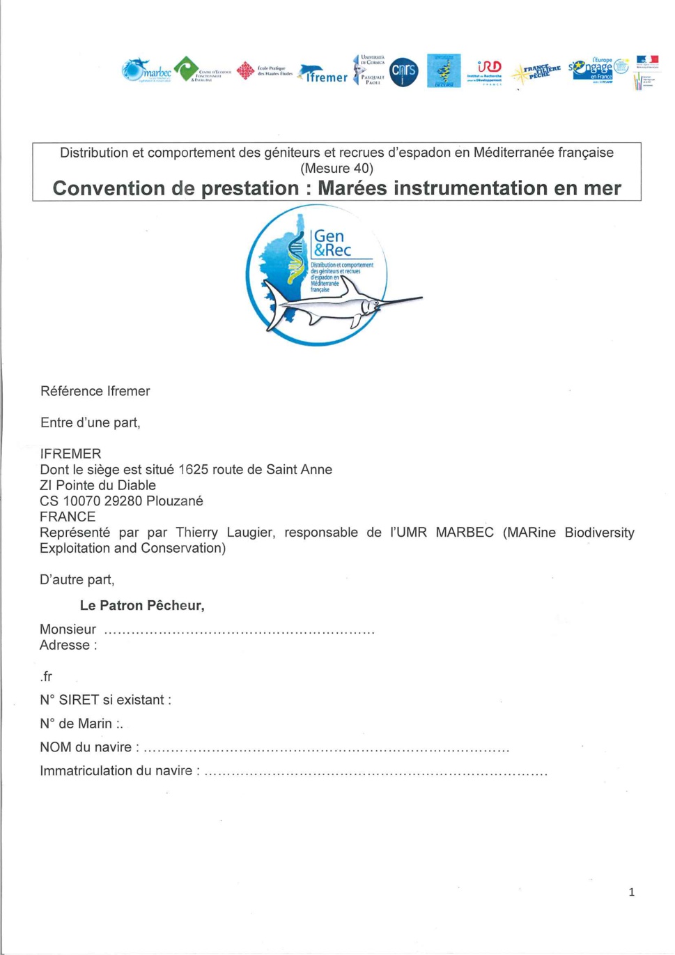 Projet "Gen§Rec"