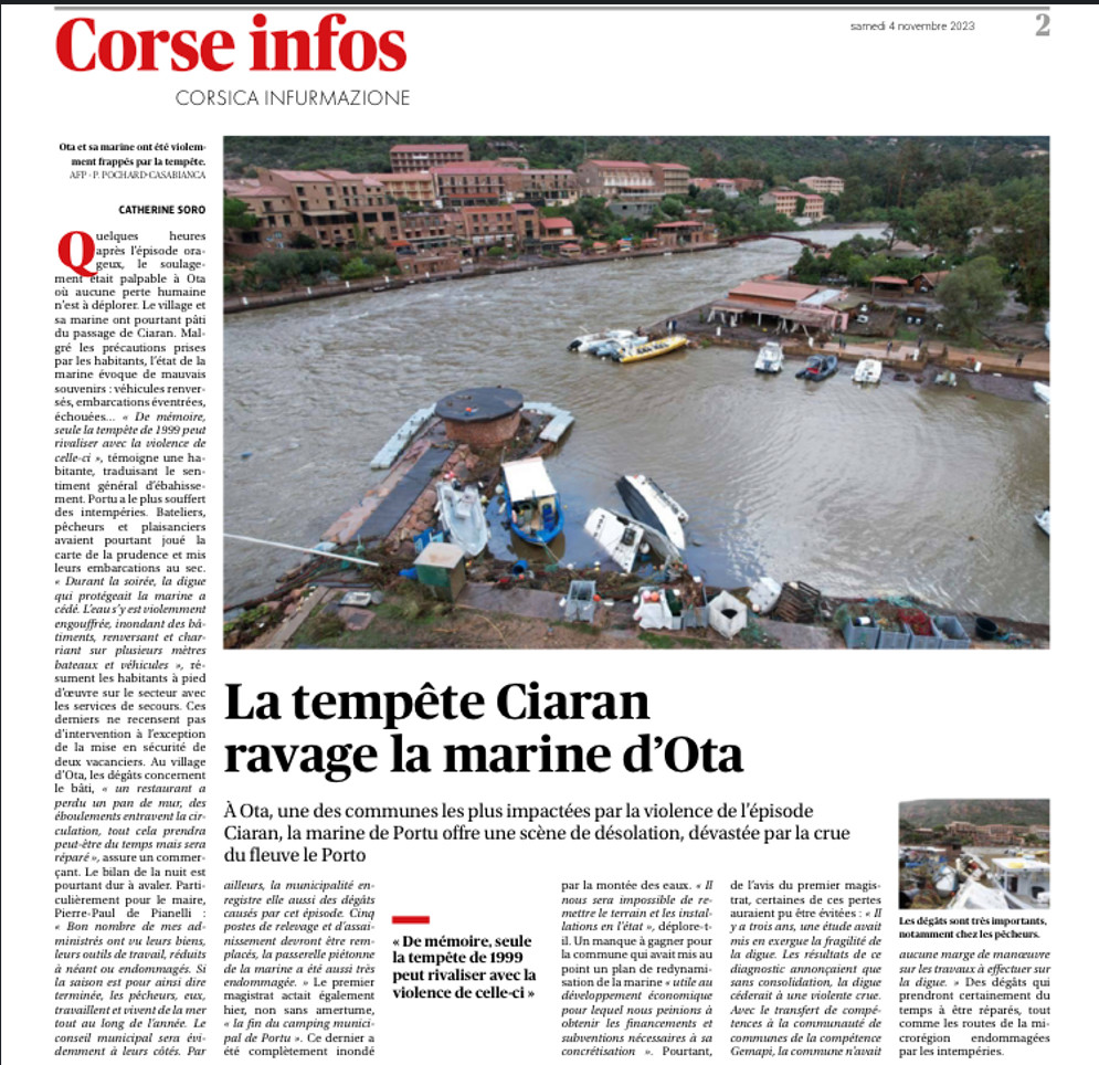 Tempête CIARAN (04/11/2023)