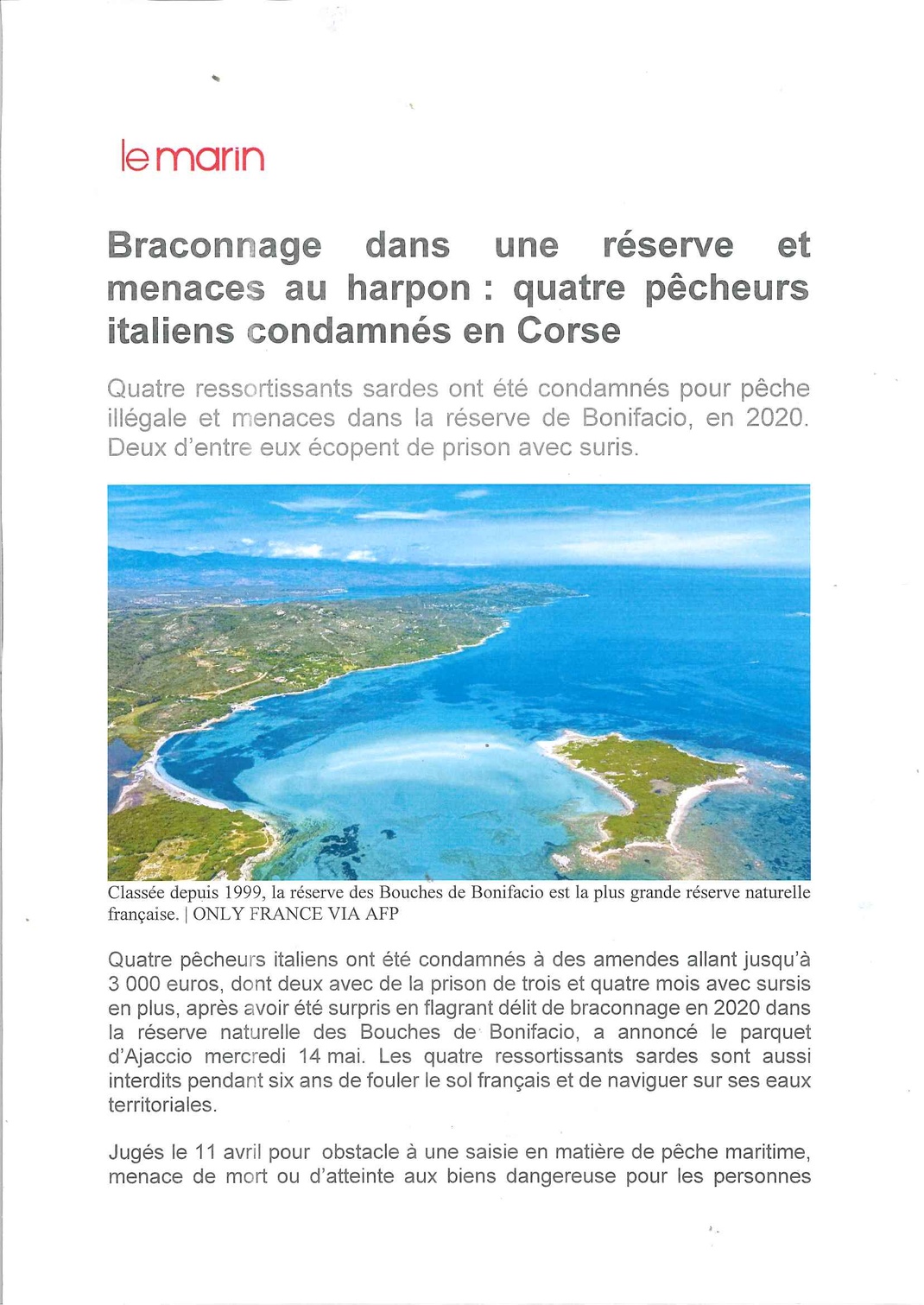 Braconnage dans une réserve ....