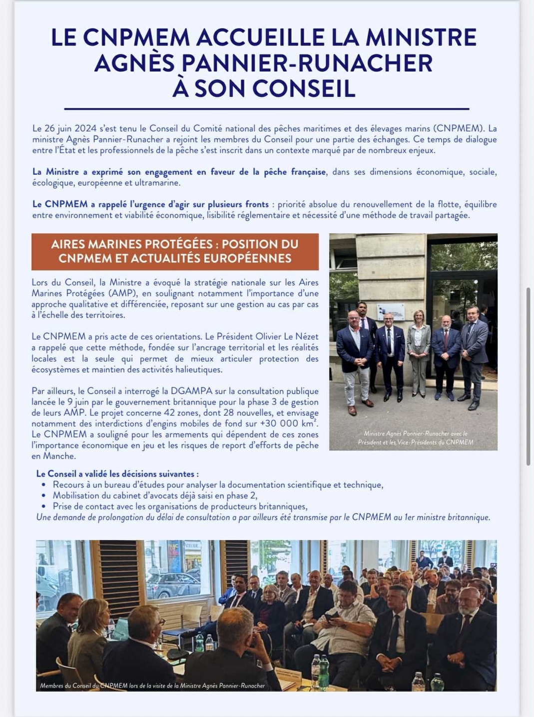 Newsletter du CNPMEM juillet 2025