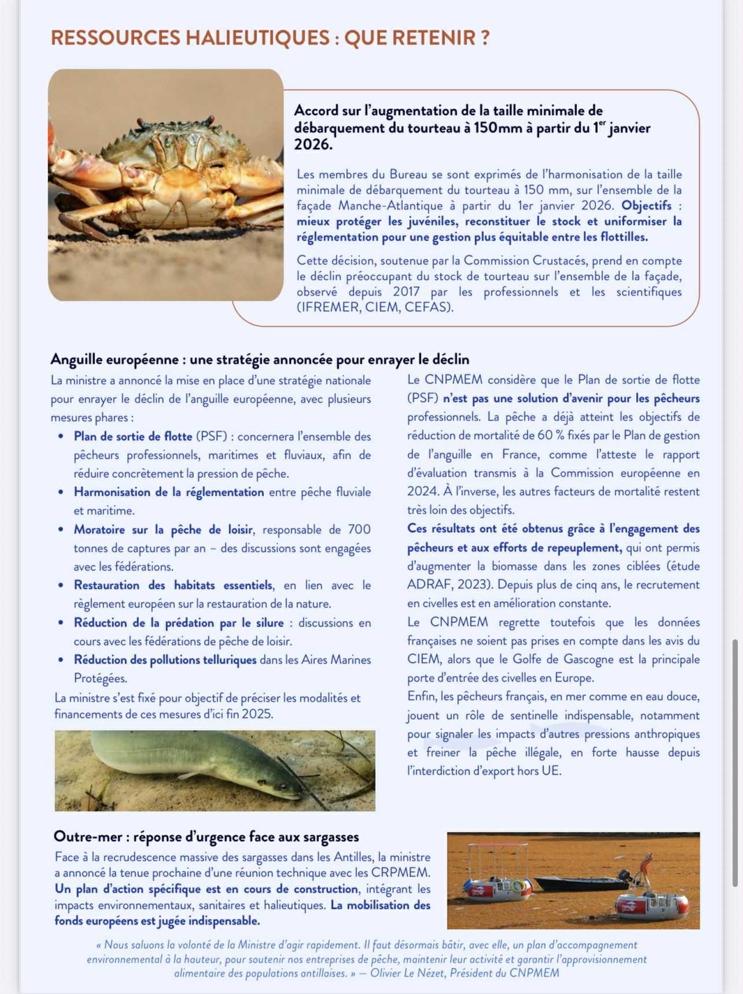 Newsletter du CNPMEM juillet 2025