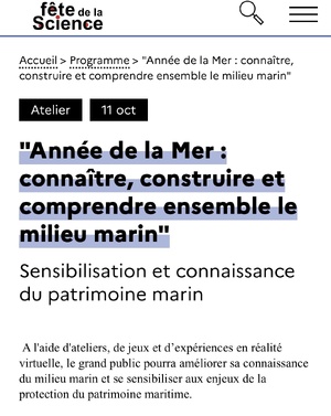 Le CRPMEM participe à la fête de la science à Ajaccio 2025