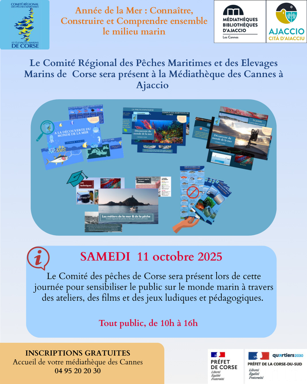 Le CRPMEM participe à la fête de la science à Ajaccio 2025 Le CRPMEM participe à la fête de la science à Ajaccio 2025