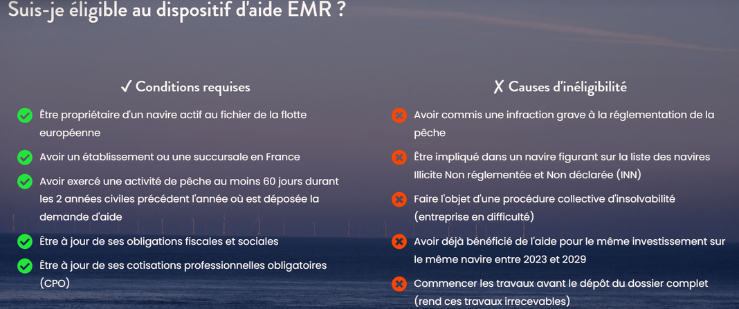 Guichet ouvert pour l'aide financée par la Taxe EMR