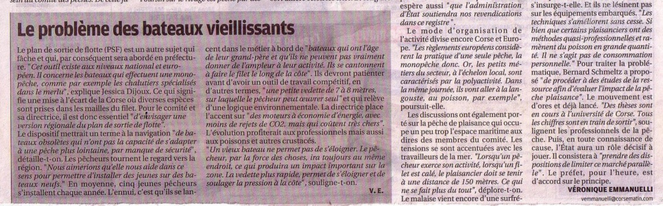 corse matin du 26 juillet 2016