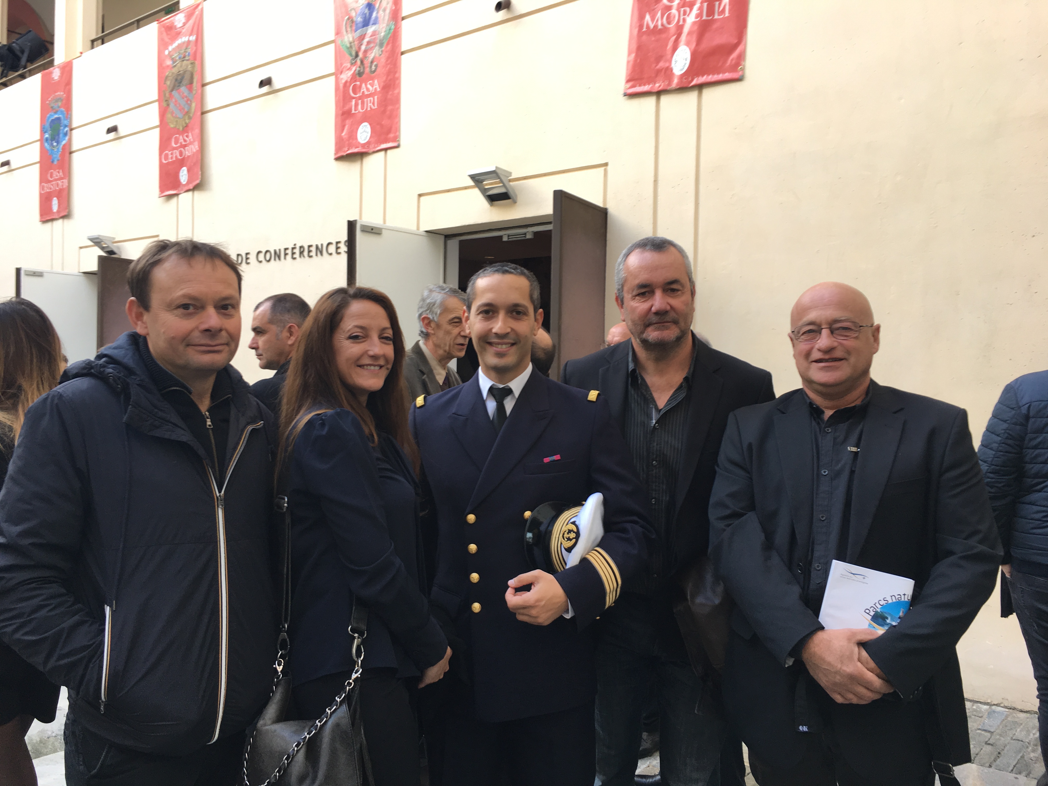 Riyad Djaffar, Délégué du DIRM en Corse était présent au 1er Conseil de gestion du PNM