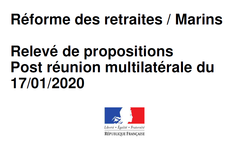 Réformes des retraites / Marins