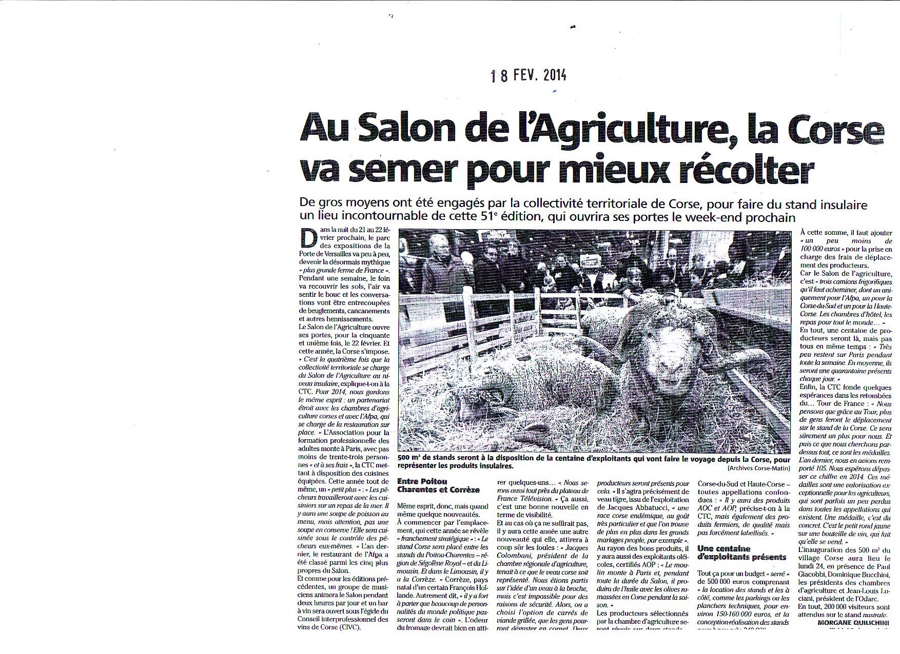 Les Pêcheurs présents au Salon de l'Agriculture à Paris