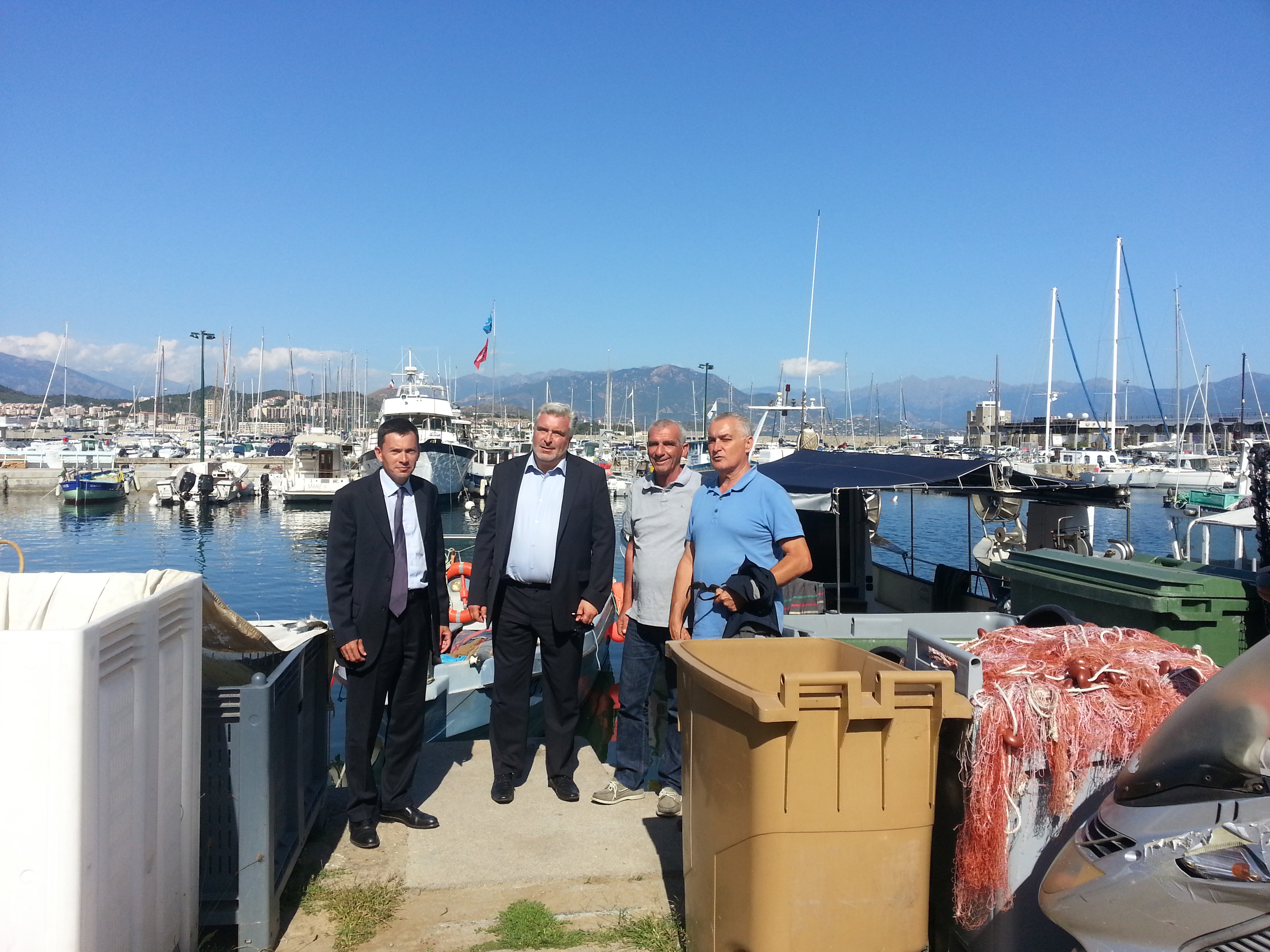 Frédéric CUVILLIER en visite en Corse