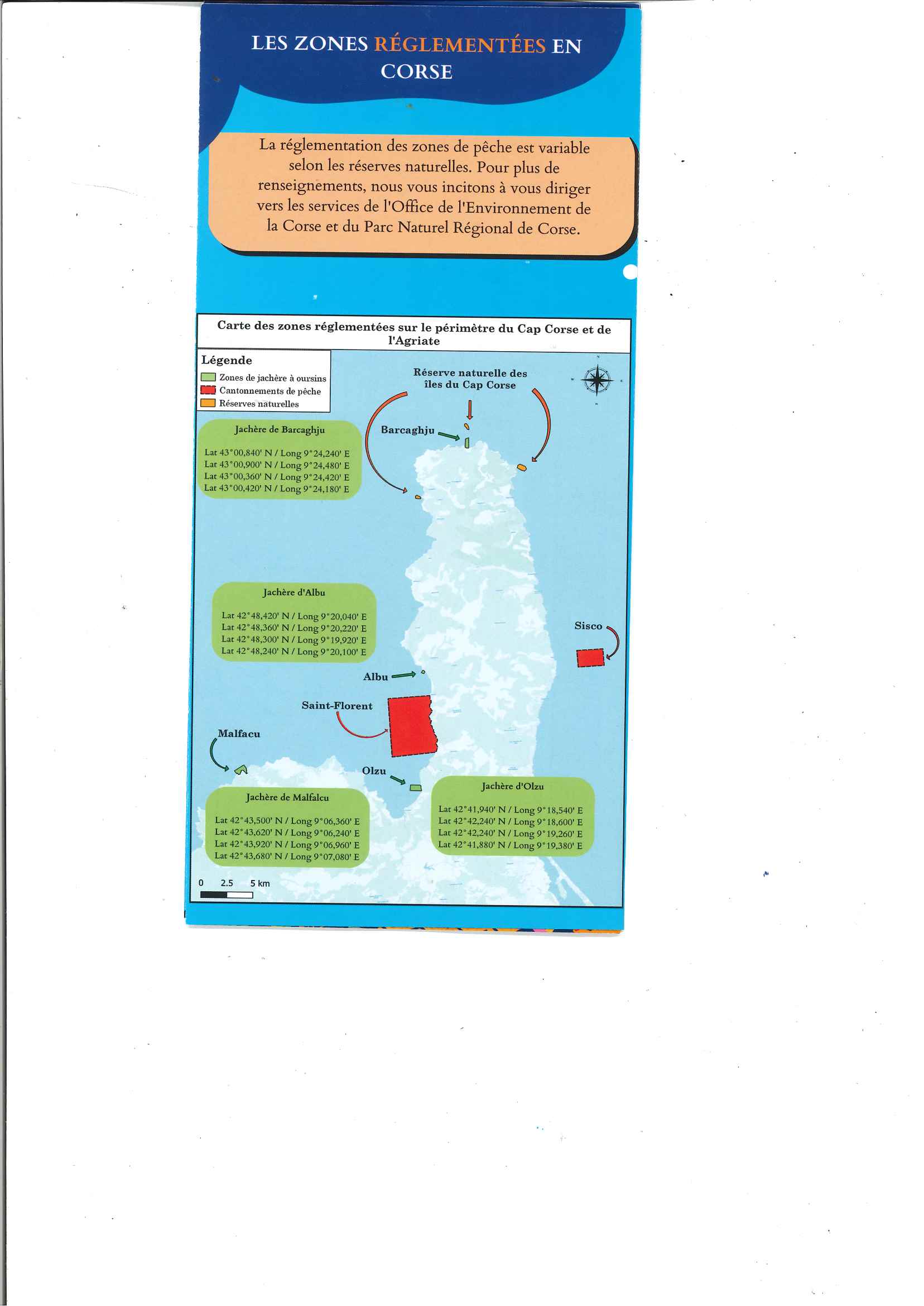 LES ZONES REGLEMENTEES EN CORSE
