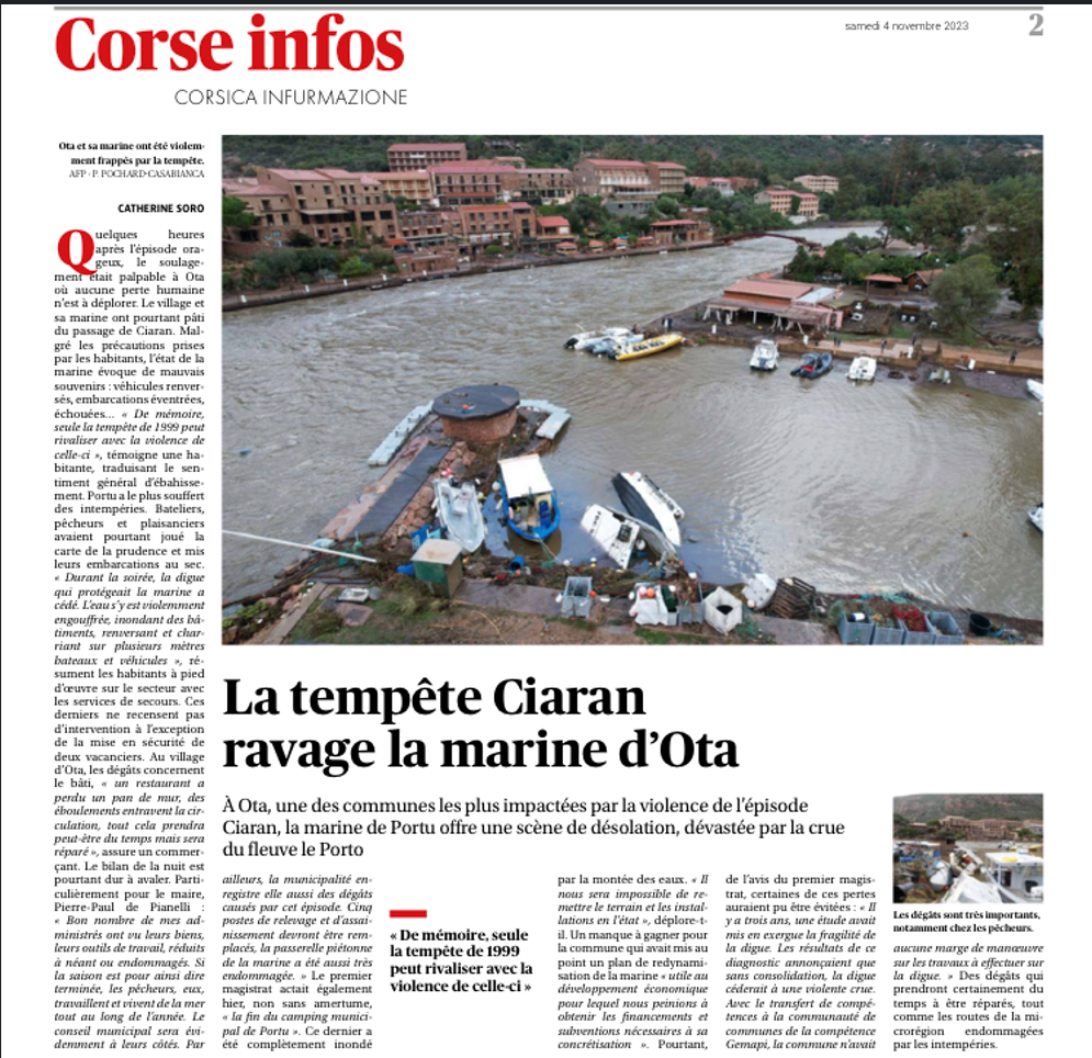 Tempête CIARAN (04/11/2023)