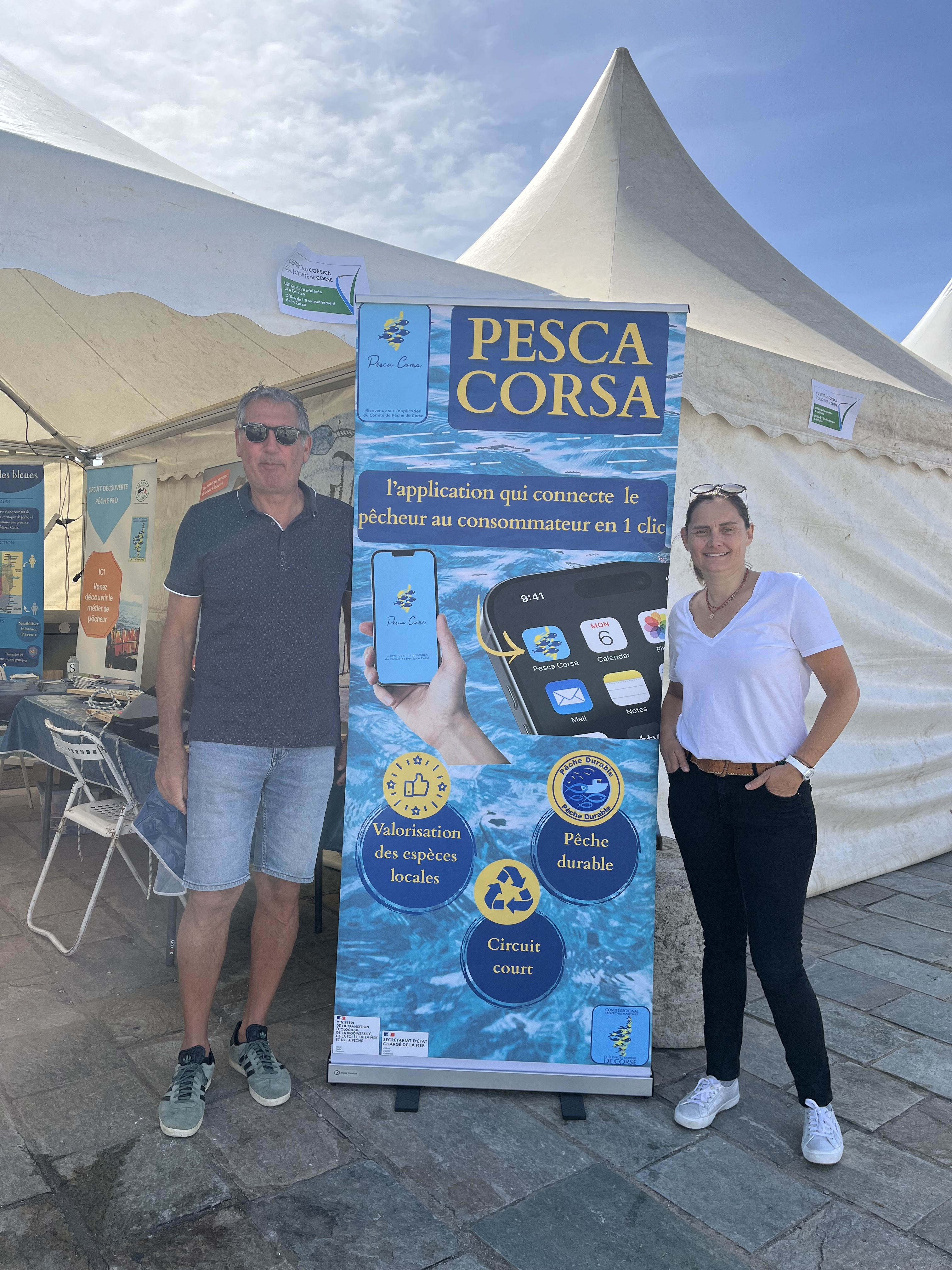 Un des projet phare du CRPMEMC qui sera présenté prochainement au grand publics et professionnels. Une application "Pesca Corsa" qui permettra de connecter le pêcheur au consommateur en 1 clic. Un des projet phare du CRPMEMC qui sera présenté prochainement au grand publics et professionnels. Une application "Pesca Corsa" qui permettra de connecter le pêcheur au consommateur en 1 clic.