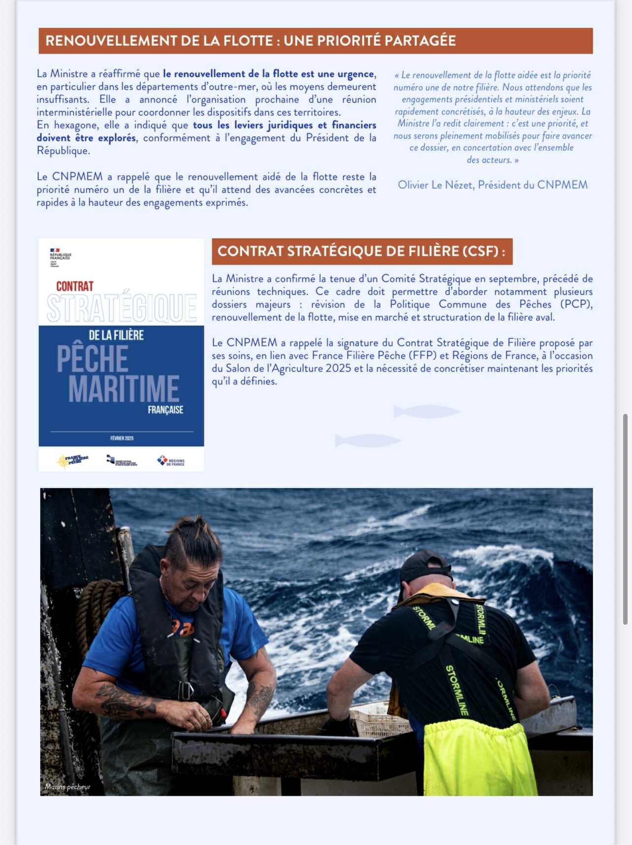 Newsletter du CNPMEM juillet 2025