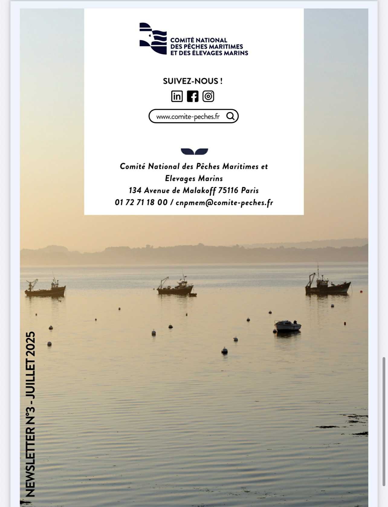 Newsletter du CNPMEM juillet 2025 Newsletter du CNPMEM juillet 2025