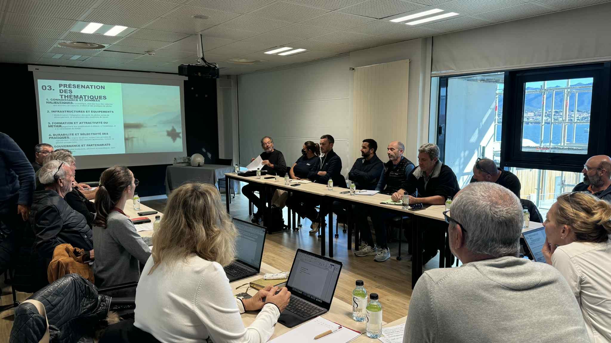 Groupe de travail sur le plan de gestion de la petite pêche côtière en Corse 