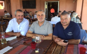 Eric Blanc, Président de la FFSPM en visite en Corse
