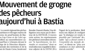 Dénonciation du harcèlement envers les pêcheurs : Rassemblement devant la DDTM 2B à 14h. 