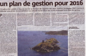 AMP - VERS LA CREATION D'UN PARC MARIN DANS LE CAP CORSE POUR 2016