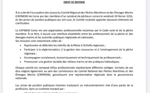 Droit de réponse du CRPMEMC