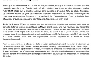 Flambée brutale du carburant : la filière pêche appelle à des mesures d’urgence