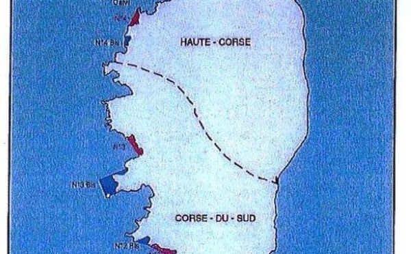 CORAIL :  zones de jachere en Corse