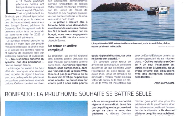 Article du marin du 26 juin 2025