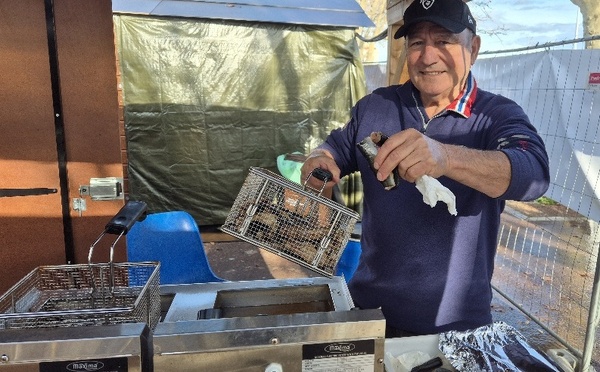 JL Guaitella présent au marché de Noel de Bastia